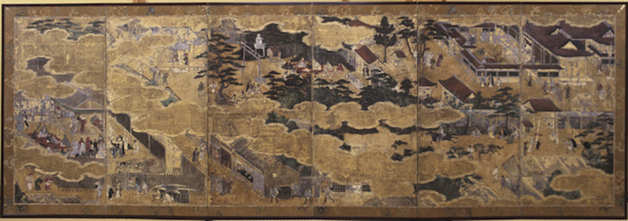 北野社頭阿国歌舞伎図の画像